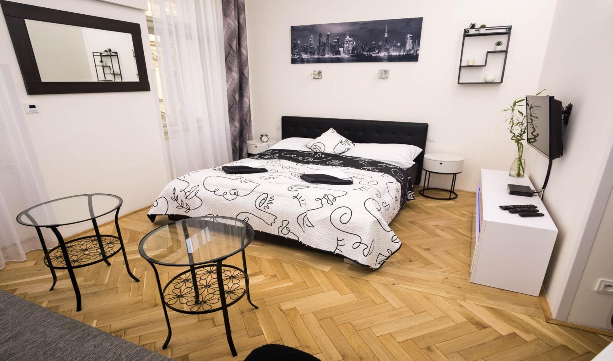 Black & White Apartment Prague By Wenceslas Square And Muzeum Eksteriør bilde