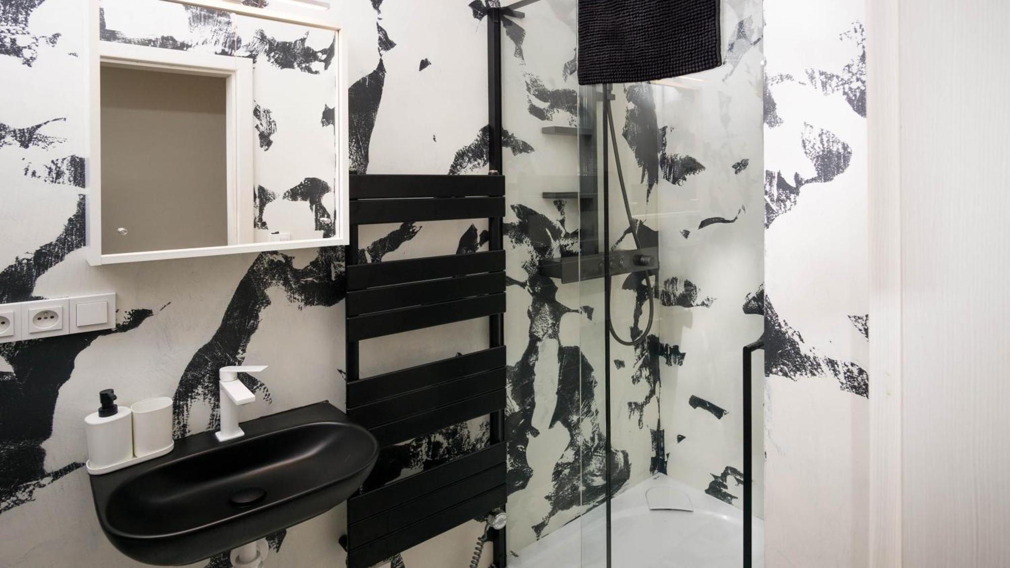 Black & White Apartment Prague By Wenceslas Square And Muzeum Eksteriør bilde